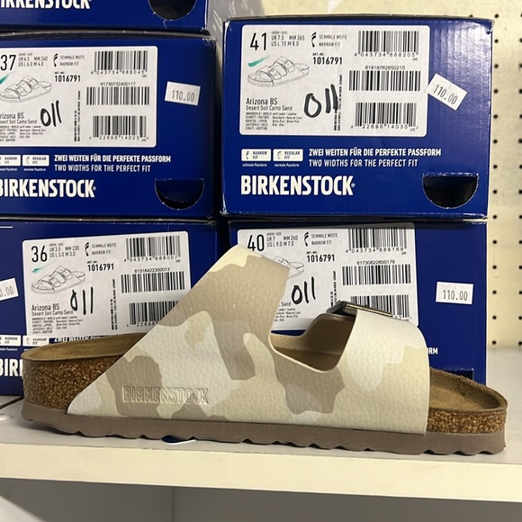 Birkenstock Arizona BS color Desert Soil Camo Sand Narrow Fit - Picture 2 of 5